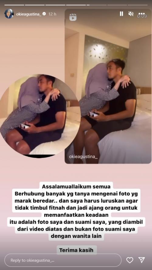 Viral Foto Gunawan dan Wanita Berpelukan di Ranjang, Kata Okie Agustina