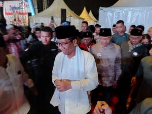 Mahfud MD yang ikut mendoakan persatuan Indonesia, mengajak masyarakat meneladani kehidupan dan kepemimpinan Nabi Muhammad SAW: National Okezone